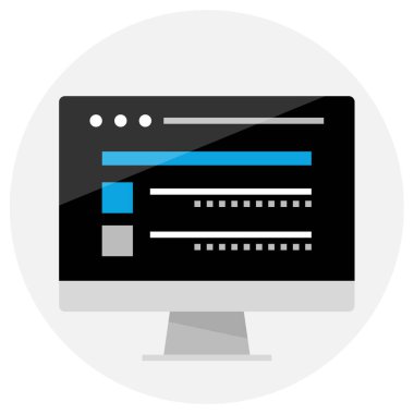 wirefram simgesi vektör illüstrasyonu