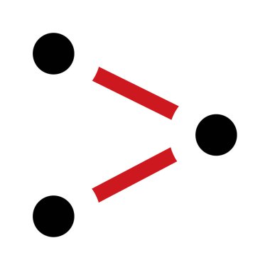 İnternet paylaşım simgesi, vektör illüstrasyonu basit tasarım