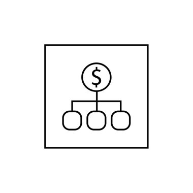 vector illustration of banking modern icon                     