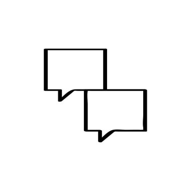 metin iletisi vektör illüstrasyonu  