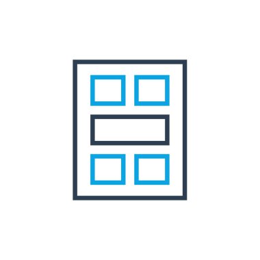 Sayfa vektör illüstrasyonunun vektör çizimi 