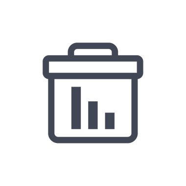 iş simgesi vektör illüstrasyonu