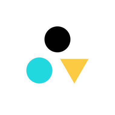 soyut yaratıcı tasarım izole edilmiş simge, vektör illüstrasyonu          