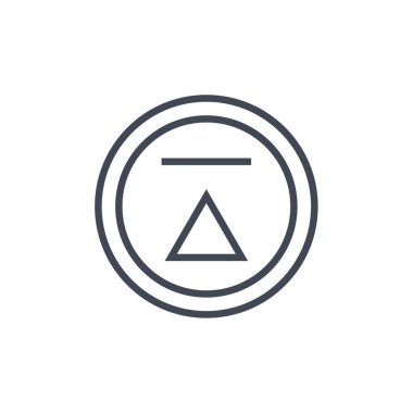 Düz biçim vektör illüstrasyonunda simge yükle 