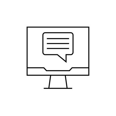 Metin Mesajlaşma simgesi vektör illüstrasyonu