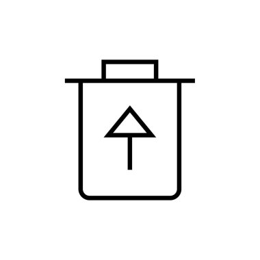 Navigasyon simgesi vektör çizim logosu     