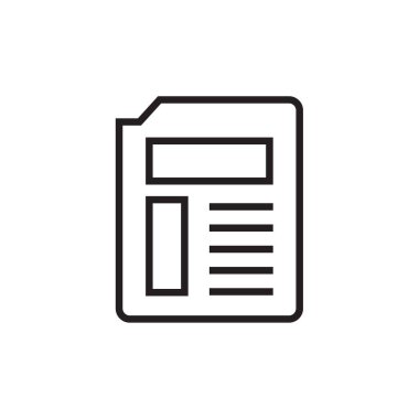 beyaz arkaplanda izole edilmiş belge simgesi vektörü, şeffaf dosya işaretinin logo konsepti