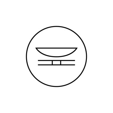 Modern b 'nin vektör illüstrasyonu eksik simgesi 