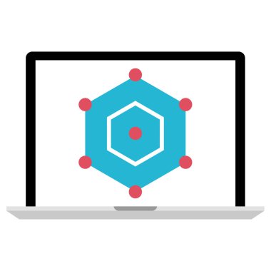 dizüstü bilgisayar izole kutsal kişilerin resmi 