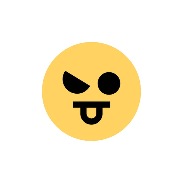 Emoji Vektorillustration Einfaches Symbol — Stockvektor
