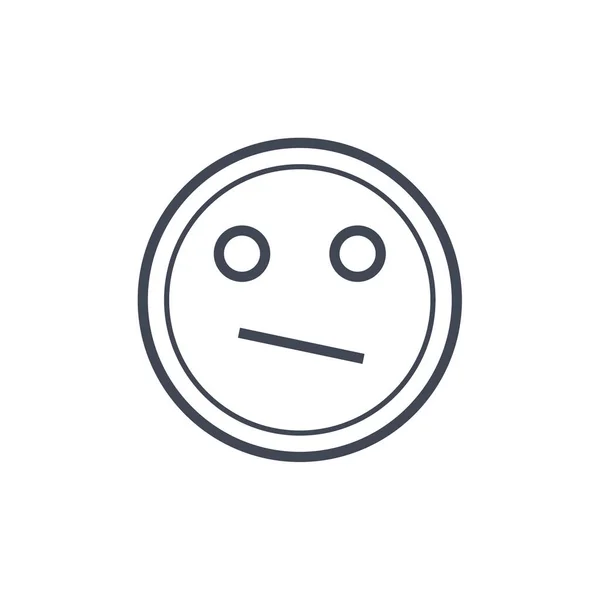 Emoji Vector Illustration Simple Icon — Stock Vector