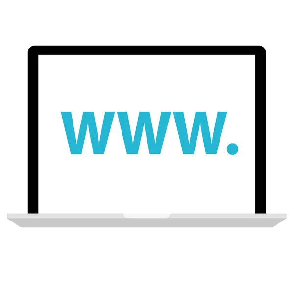 Ícone Vetor Navegador Para Computadores Web — Vetor de Stock