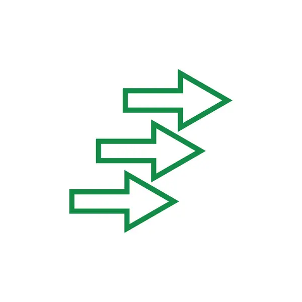 Vector Illustration Modern Arrows Icon — Stock Vector