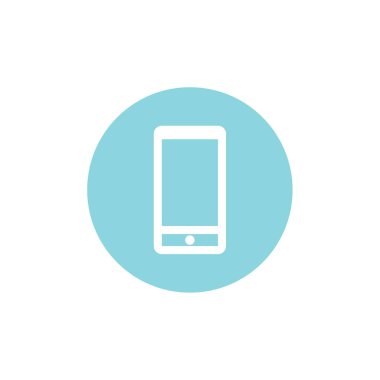 akıllı telefon simgesi basit vektör illüstrasyonu
