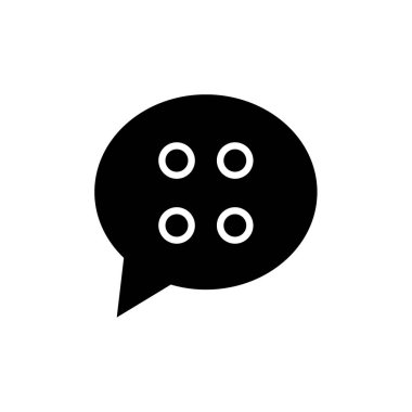 konuşma simge vektör çizim