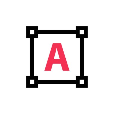 Modern b 'nin vektör illüstrasyonu eksik simgesi 