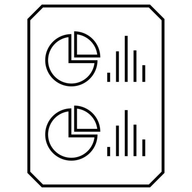 Modern simge ve vektör illüstrasyonunu bildir