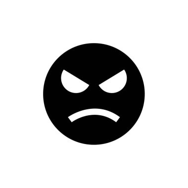 İfade simgesi, yüz ifadesi, duygu sembolü, vektör illüstrasyonu