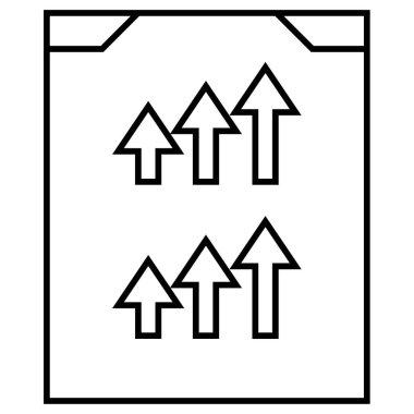 Basit illüstrasyon web simgesi bildirir       