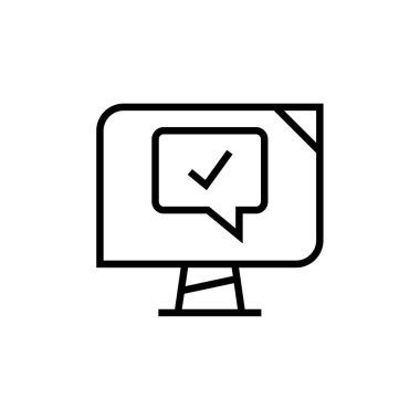 Metin Mesajlaşma simgesi vektör illüstrasyonu