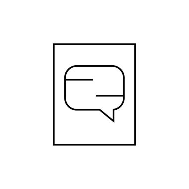 Metin Mesajlaşma simgesi vektör illüstrasyonu