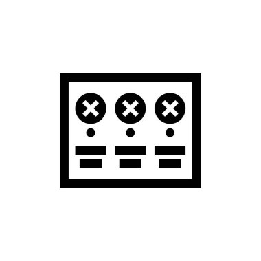 Kablolar modern simge, vektör illüstrasyonu