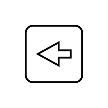 ok, web basit simgesi illüstrasyonu