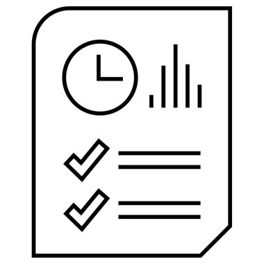 Modern simge ve vektör illüstrasyonunu bildir