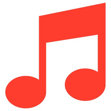 Müzik notası. Web simgesi