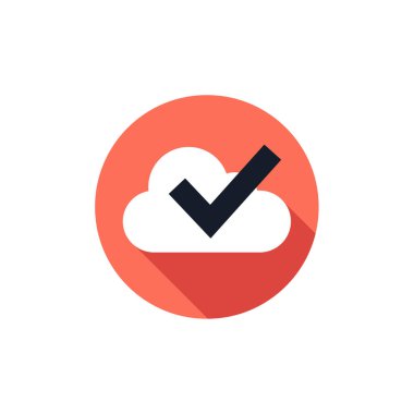 işaret simgesini işaretle, vektör illüstrasyonu