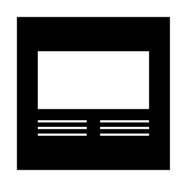 bilgisayar vektörü simgesi düz simgesi 