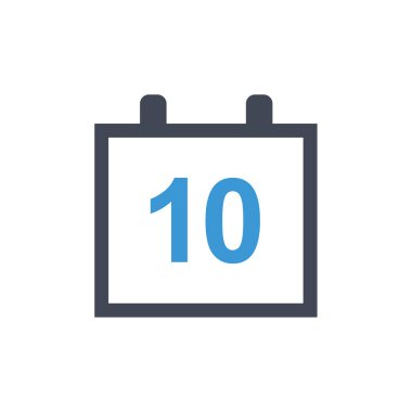 Takvim simgesi, vektör çizimi