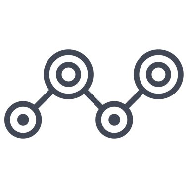 İnternet paylaşım simgesi, vektör illüstrasyonu basit tasarım