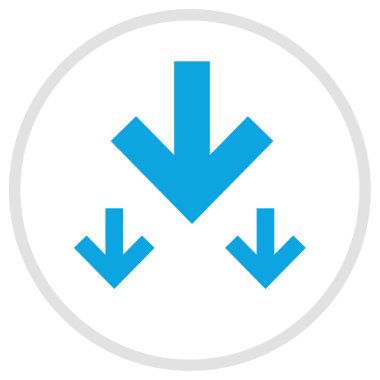 yuvarlak daire vektör simgesi. biçim iki renkli düz sembol, yoğun kırmızı ve beyaz renkler, siyah arkaplan.