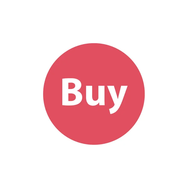 Köpa Första Cirkel Vektor Ikon Logotyp — Stock vektor