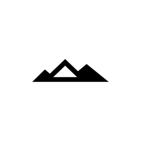 Berg Logo Pictogram Template — Stockvector