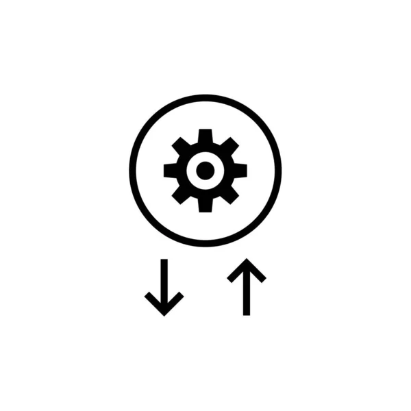 Nastavení Vektorové Ilustrace Průhledném Pozadí Symboly Prvotřídní Kvality Ikona Tenké — Stockový vektor