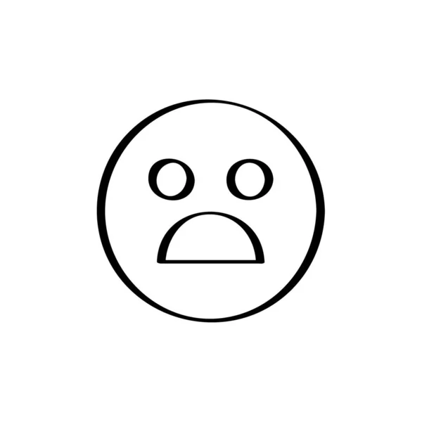 Emoji Vektorillustration Einfaches Symbol — Stockvektor