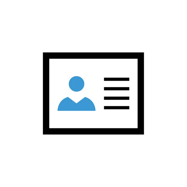 User Profile Icon Vector Illustration Simple Design — Stock Vector