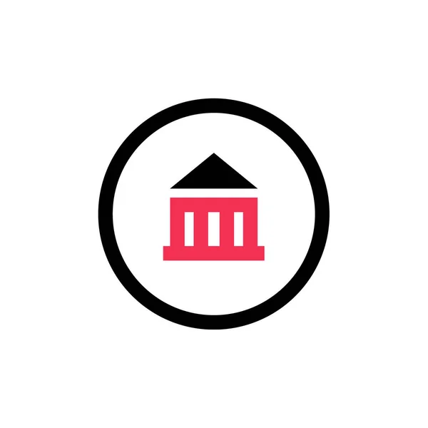 Векторна Ілюстрація Значка Банку — стоковий вектор