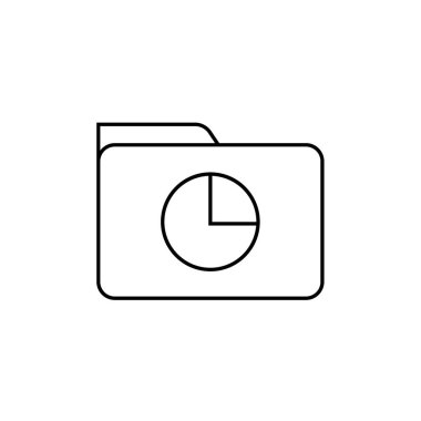 Dosya. Web simgesi basit illüstrasyon          