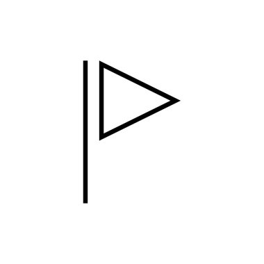 Navigasyon simgesi vektör çizim logosu     