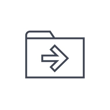 Dosya. Web simgesi basit illüstrasyon          