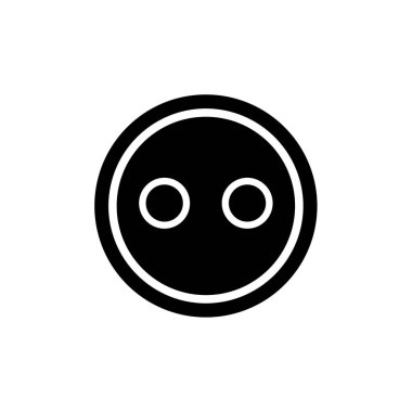 Emoji vektör illüstrasyonu basit simge 