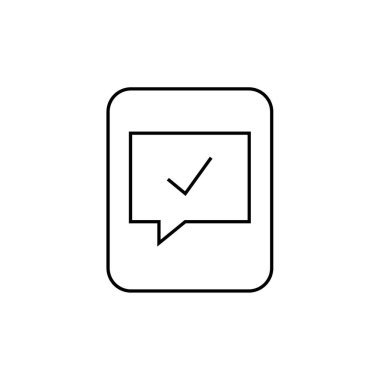 Metin Mesajlaşma simgesi vektör illüstrasyonu