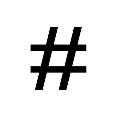 Etiket simgesi, vektör illüstrasyonu