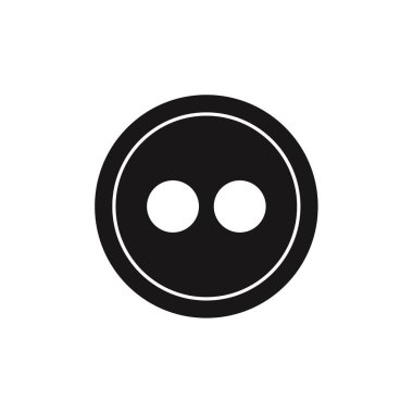 Flickr logosu, görüntü sunucu ve video sunucu servisi ve çevrimiçi topluluk, vektör illüstrasyonu