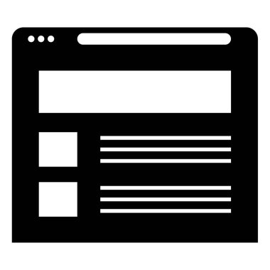 wirefram simgesi vektör illüstrasyonu