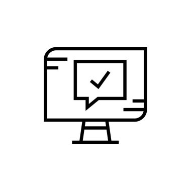 Metin Mesajlaşma simgesi vektör illüstrasyonu