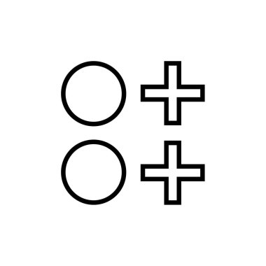 soyut yaratıcı tasarım izole edilmiş simge, vektör illüstrasyonu          